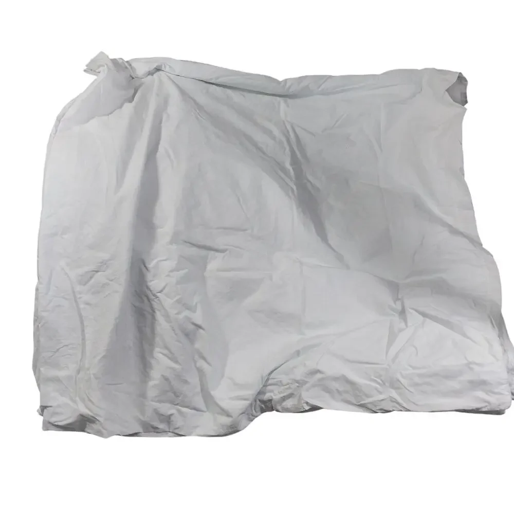 BEDSURE! PURE WHITE 100% FINE COTTON ZIPPER CLOSURE DUVET COVER! FULL SIZE!